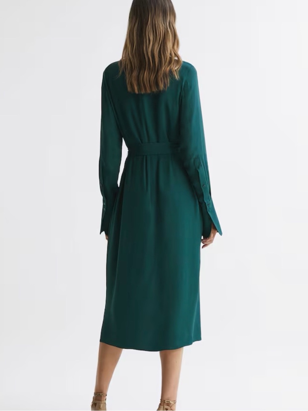 REISS “Phoenix” Pleated Flowy Dress - Picture 5 of 7